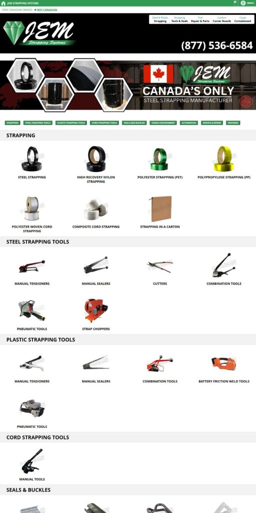 JEMLINE.COM Website Design